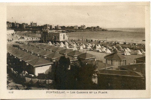 Carte postale pontaillac - carte,