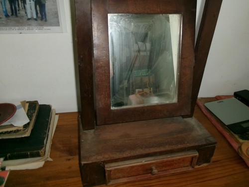 Ancien miroir pivotant - ancien,
