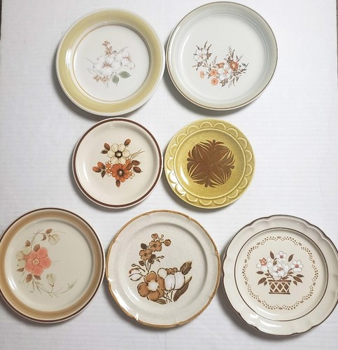 Mismatched stoneware vintage - stoneware,