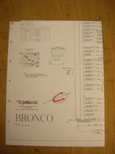 schéma de flipper Gottlieb: BRONCO