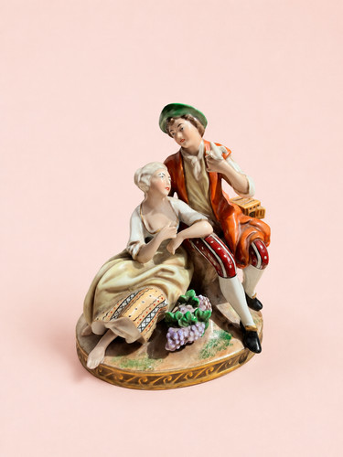 Figurine couple galant - figurine,