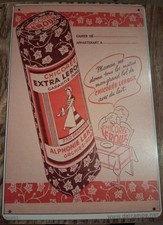 Plaque métal publicitaire