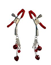 Crystal Nipple Clamps Non Piercing Nipple Rings, Nipple Jewelry Fake Nipple Ring