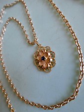 ANCIENNE CHAÎNE PENDENTIF OR