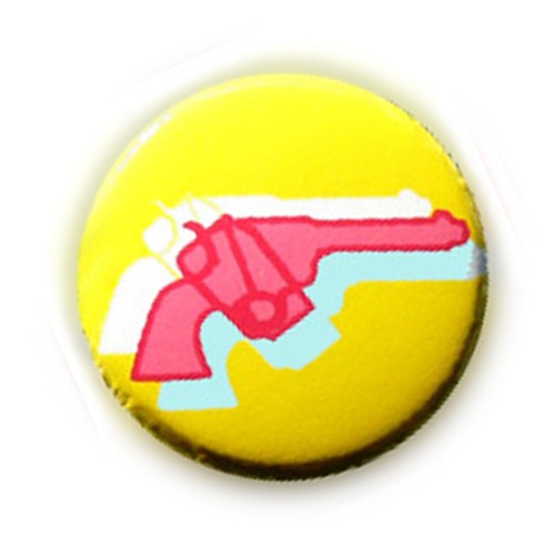 Badge pistolet revolver - badge,