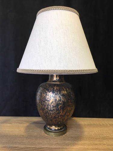 Lampe tachetée porcelaine - , et