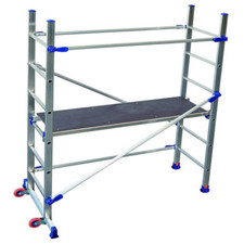 FACAL Échafaudage Mobile P6 Aluminium Pliant CM 146x90x189h pour Emploi