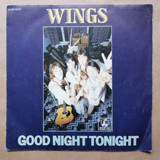 WINGS : Good Night Tonight 7"