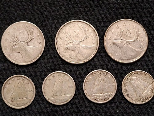 Lot pièces monnaies argent - lot,
