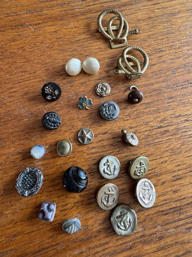 Lot boutons couture