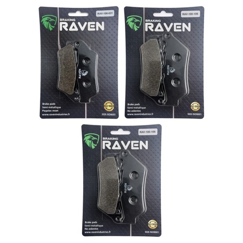 Kit plaquettes frein - 3, av
