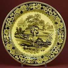 assiette CREIL Faïence fine