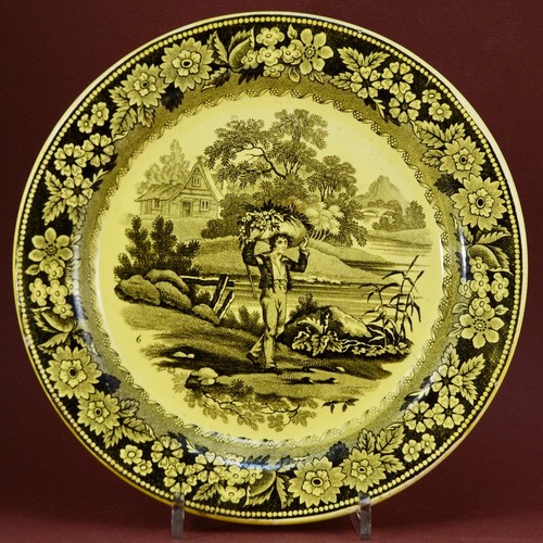 Assiette creil faïence fine - creil,