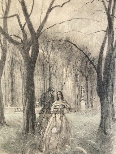 Lithographie ancien 1950 - ,