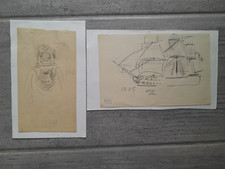 dessin étude deux cachet