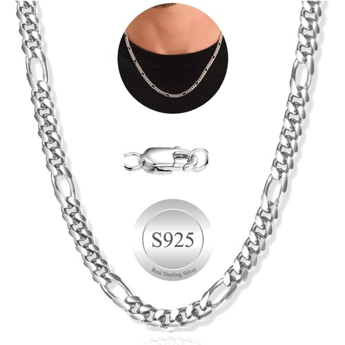 Chaîne figaro argent sterling - figaro,