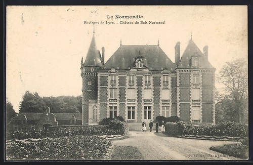 Cpa lyre château de - cpa,