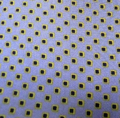 Homme foulard soie - bleu, ascot
