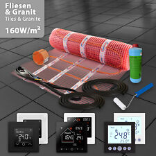 Chauffage Au Sol Électrique 160W Ensemble De Carrelage Pour Salle De Bain