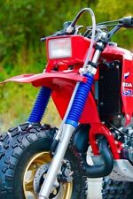 HONDA ATC 250R 85 86 REPRO FRONT BRAKE HOSE AND GUIDE COMBO NEW NOS TRI Z 350 X 