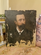 Peinture Ancienne, Huile Sur