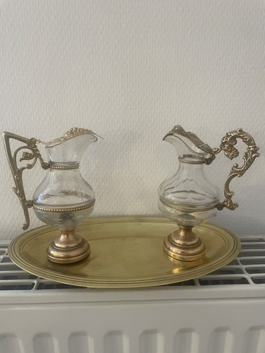 Paire burettes liturgiques - burettes, et