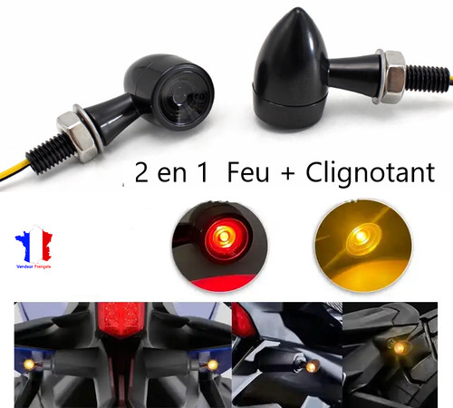 Mini clignotant feu - +,