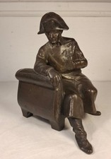 Sculpture de Napoléon 1er en régule. Fin XIXème siècle.