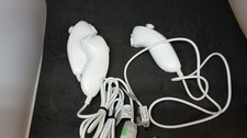 Nunchuks Blancs Officiels Nintendo Wii /Wii