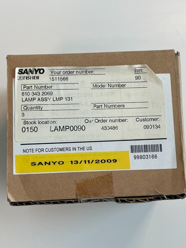 Sanyo lampe vidéo projecteur - lampe,