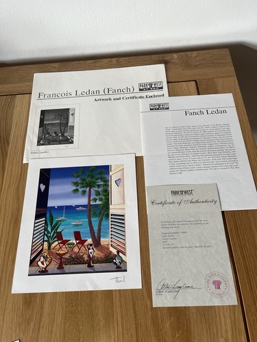 Ledan fanch seriolithograph - ledan,