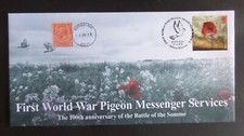 GB 2016 Pigeon Messenger Services King George V Bletchley Park FDC 13 of 50