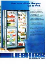 ADVERTISING 2003 LIEBHERR Refrigerator Freezer