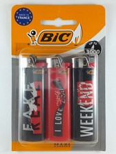 Lot 3 briquets BIC Maxi J26