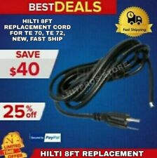 HILTI POWER  CORD  REPLACEMENT FOR TE 70, TE 72, NEW, FAST SHIP