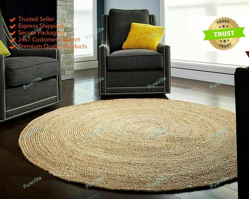 Tapis jute hippie - jute, tissé