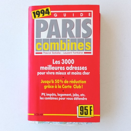 Guide paris combines 1994 - guide,