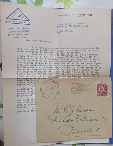Lettre belge avec