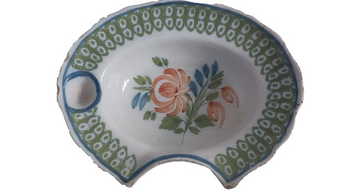 Plat barbe faience dans - plat,