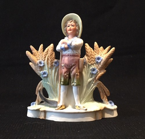 Personnage vase porcelaine