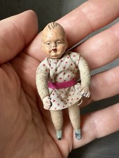 Baby doll Geco miniature dollhouse 1950