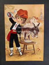 ANE ENFANT CARTE BRODEE carte