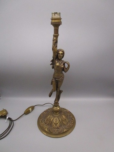 Pied lampe ancien - pied, de