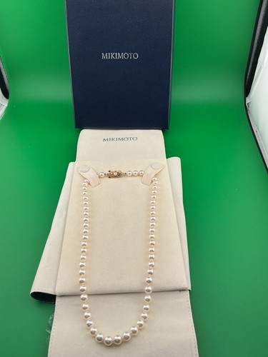Mikimoto 18k 750 7mm - mikimoto, 18"