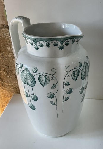 Broc pichet toile faïencerie - broc,