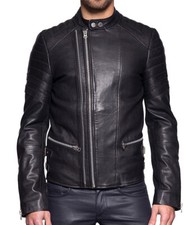 Blouson de motard noir chic