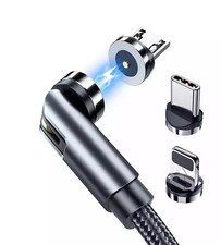 Câble USB 3 en 1 magnétique