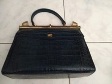 Sac vintage façon crocodile
