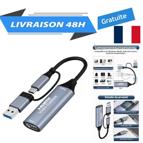 Carte capture vidéo - de, hdmi