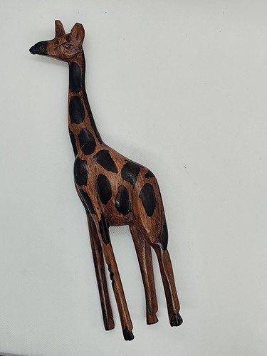 Girafe vintage sculptée - , en